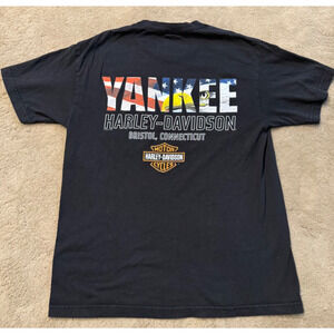 Harley-Davidson T Shirt Mens Size Large Short Sleeve Black Road Soul Biker